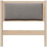  Uzglavlje Smeđa Masivna borovina Bež 80 cm | shoptok.hr