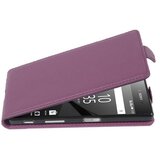 Cadorabo Ohišje, združljivo z Sony Xperia Z5 PREMIUM v pastelno vijolično - Zaščitni ovitek v obliki flipa iz teksturiranega umetnega usnja, (20564129) | Shoptok.si