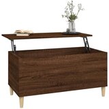  Stolić za kavu boja hrasta 90 x 44 5 x 45 cm konstruirano drvo | shoptok.hr