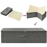  Kutija za pohranu od tkanine 70 x 40 x 18 cm antracit | shoptok.hr