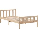 vidaXL Krevet s regalom za knjige bez madraca 100x200 cm borovina | shoptok.hr