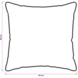  Set deka 2 kom. 260 x 220 cm 250 gsm Prirodni kapok Bež - 260 x 220 cm 50 x 50 cm | shoptok.hr