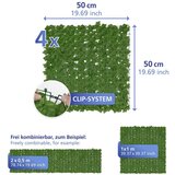 Maximex Zelen plastičen balkonski zastor 100x100 cm Ivy – | Shoptok.si