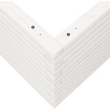  Vrtna sadilica bijela 60x60x45,5 cm od masivne borovine | shoptok.hr