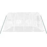  Staklenik s čeličnim okvirom Bijeli 20 m² 5x4x2,3 m | shoptok.hr