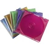 1x25 CD-Sleeves Slim Box coloured 51166
