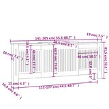 Pokrov za radijator konstruirano drvo 205 cm | shoptok.hr