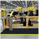 Notrax Sestavljiva podloga Cushion Ease Solid, zaprta površina, ESD, DxŠxV 910 x 910 x 19 mm, črna | Shoptok.si