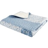 Bianca Plavi pamučan prošiven prekrivač 220x230 cm Floral Patchwork – | shoptok.hr
