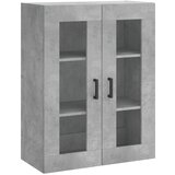  Visoka komoda siva betona 69,5x34x180 cm od konstruiranog drva Slike