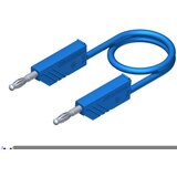 SKS Hirschmann co mln sil 25/1 merilni vod [lamelni vtič 4 mm - lamelni vtič 4 mm] 25.00 cm modra na spajkalnik odporen 4 mm silikonski merilni kabel s presekom 1mmË> 934090102 sks hirschman, (20422393) Cene