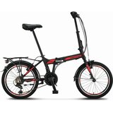  Gradski bicikl sklopivi 20 V6, crven | shoptok.hr