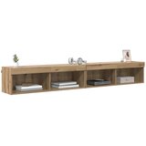  Set TV komoda Zidne 2 pcs Umjetnički hrast 100 x 30 x 30 cm | Eponuda.com