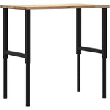  Radni stol 100x60x(71,5-98) cm puno drvo hrast | shoptok.hr