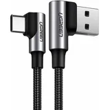 USB v USB C 90-stopinjski kabel za hitro polnjenje, 2 m, 20857