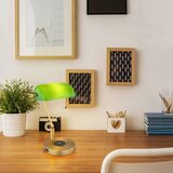 Globo Stolna svjetiljka Antique s integriranim punjačem za mobitel (40 W, D x Š x V: 26,5 x 18 x 36 cm, Zlatna, Zelena) | shoptok.hr