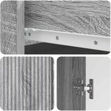  Kreveta Siva sonoma 66 x 34,5 x 90 cm Konstruirano drvo Slike