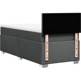 Okvir kreveta s oprugama i madrac tamnosivi 80x200cm od tkanine | shoptok.hr