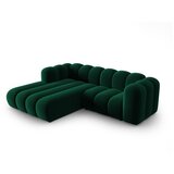Micadoni Home Temno zelena kotna sedežna garnitura (levi kot) Lupine – | Shoptok.si