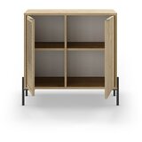 Marckeric Nizka komoda v hrastovem dekorju v naravni barvi 80x80 cm Inca – | Shoptok.si