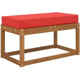  Jastučić za sjedenje na otvorenom Crvena 80 x 40 x 8 cm - Crvena 80 x 40 cm | shoptok.hr