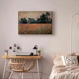  Slika - Claude Monet – Field with wild Poppies 120x80 U prirodnom drvenom okviru | shoptok.hr