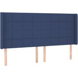  Uzglavlje s ušima plavo 203x16x118/128 cm od tkanine | shoptok.hr