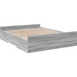  Okvir za krevet s ladicama boja hrasta 140x200 cm drveni Siva 140 x 200 cm | shoptok.hr