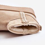 Boto Beige Patterned Platform Snow Boots Udra | ePonuda.com