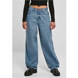 UC Ladies Ladies High Waist 90 ́S Wide Leg Denim Pants midstone washed Cene