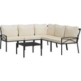  6-dijelna vrtna garnitura s jastucima boje pijeska čelična | Eponuda.com
