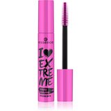 Essence i Love Extreme Crazy Volume maskara za volumen trepavica 12 ml nijansa Ultra Black | shoptok.hr