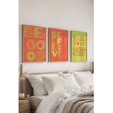 WALLXPERT Ç-300570 - 5070 Višenamenski Set Dekorativnih Slika (3 Komada) | Eponuda.com