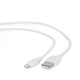 Gembird USB 2,0 kabal sync and charging iPhone, white, 1m, CC-USB2-AMLM-W-1M Cijene