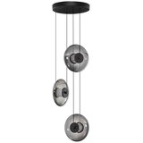 Nova Luce Mat crna staklena LED viseća svjetiljka s mogućnosti zatamnjivanja ø 35 cm Ballet – | shoptok.hr