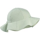 Liewood klobuček amelia seersucker check dusty mint/creme de la creme Cene