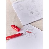 Sinsay Božićni kreativni set: bojanka s naljepnicama i flomasteri 7 pack | shoptok.hr