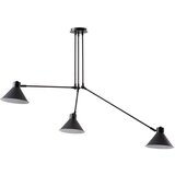 Kave Home črna stropna svetilka 80x80 cm dione – | Shoptok.si