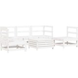  6-dijelni set vrtnih sofa bijeli od masivne borovine | shoptok.hr