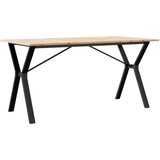  Blagovaonski stol Y-oblika 160x80x75 cm od borovine i čelik | shoptok.hr