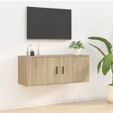 vidaXL Stenska TV omarica sonoma hrast 100x34,5x40 cm Cene