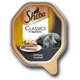 Sheba Mega pakiranje pladnji 22 x 85 g - Classics v pašteti perutninski koktejl Cene