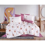  Amara - Plum Plum Satin Double Quilt Cover Set Cene