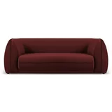 Micadoni Home Crvena baršunasti sofa 225 cm Lando –