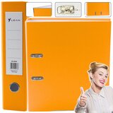 Registrator A4 širine 75mm s kapacitetom do 500 listova 80 g/m2 - žuti | shoptok.hr