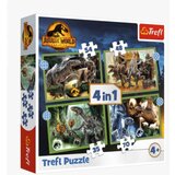 Tref line puzzle 4 u 1 dinosaurusi ( T34607 ) Cene