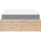  Krevet s madracem 120 x 190 cm od masivne borovine | shoptok.hr