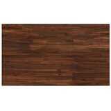  Kvadratni blagovaonski stol 140 x 80 x 75 cm - tamno smeđa i crna 140 x 80 x 75 cm Četvrtasto | shoptok.hr
