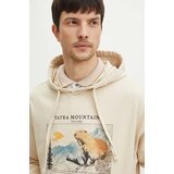 Medicine Pulover moška, bež barva, s kapuco | Shoptok.si