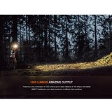 Fenix HM62TMGM - LED prigušiva punjiva čelna lampa LED/USB IP68 1200 lm 280 h | Eponuda.com
